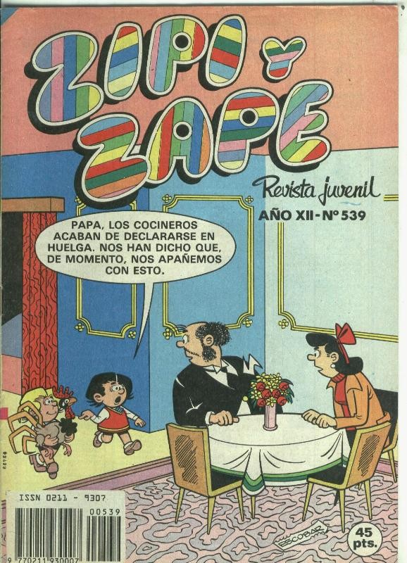 Zipi y Zape semanal numero 539