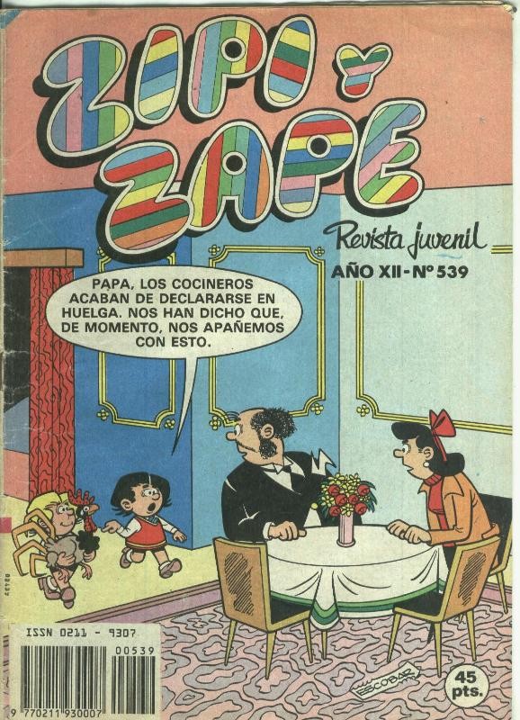 Zipi y Zape semanal numero 539