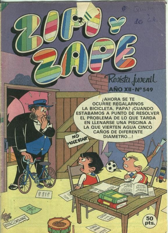 Zipi y Zape semanal numero 549