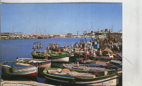 Postal: Vilanueva y la Geltru: Muelle de pescadores