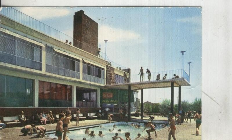 Postal: Barcelona: Sabadell: Club Natacion