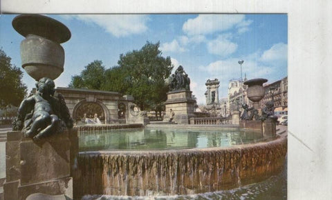 Postal: Barcelona: Plaza Catalunya