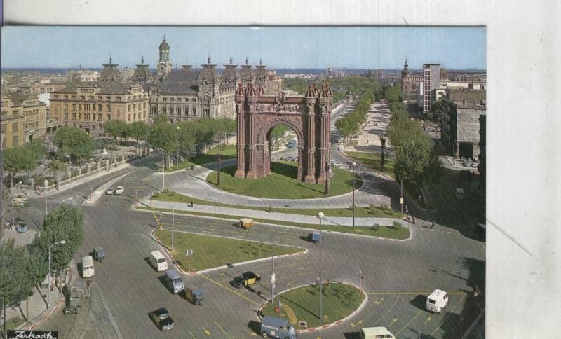 Postal: Barcelona: Arco de Triunfo