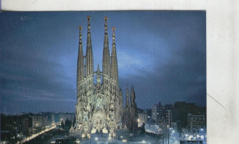 Postal: Barcelona: Sagrada Familia