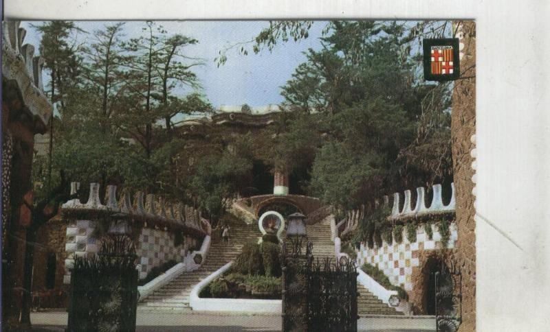 Postal: Barcelona: Parque Guell