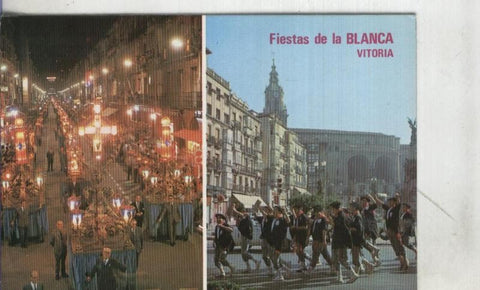 Postal: Vitoria: Fiestas de la Blanca