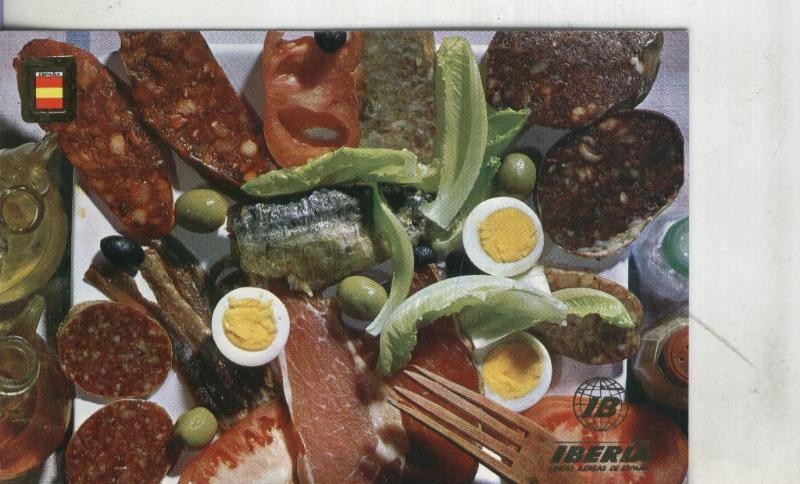 Postal: Iberia: surtido de entremeses