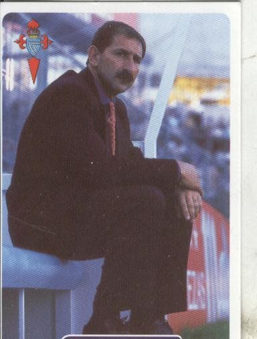 Cromos: Las fichas de la liga 95/96-Celta: F.Castro (entrenador)