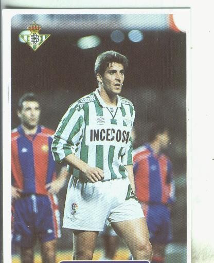 Cromos: Las fichas de la liga 95/96-Betis: Merino