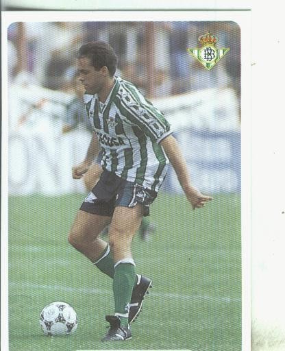 Cromos: Las fichas de la liga 95/96-Betis: Pier