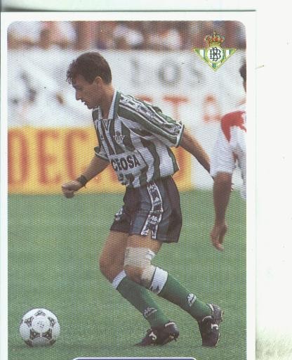 Cromos: Las fichas de la liga 95/96-Betis: Alfonso