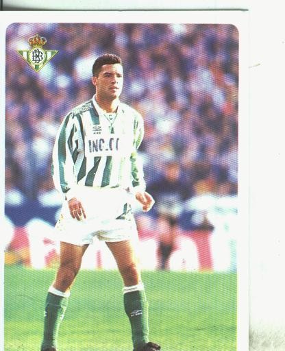Cromos: Las fichas de la liga 95/96-Betis: Ureña