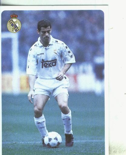 Cromos: Las fichas de la liga 95/96-Madrid: Quique