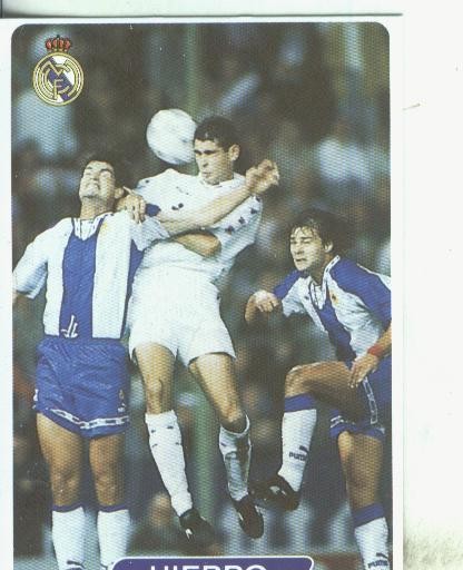 Cromos: Las fichas de la liga 95/96-Madrid: Hierro