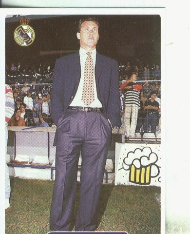 Cromos: Las fichas de la liga 95/96-Madrid: Valdano (entrenador)