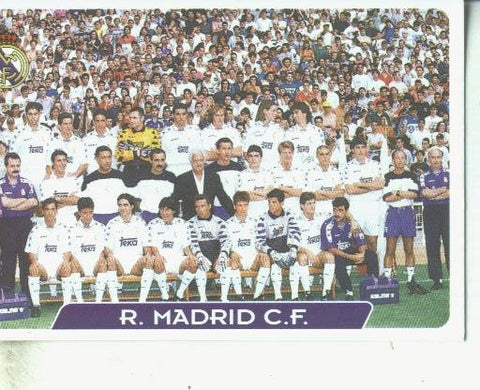 Cromos: Las fichas de la liga 95/96-Madrid: R.Madrid C.F (Plantilla)