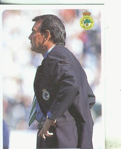Cromos: Las fichas de la liga 95/96-Racing Santander: Miera (entrenador)