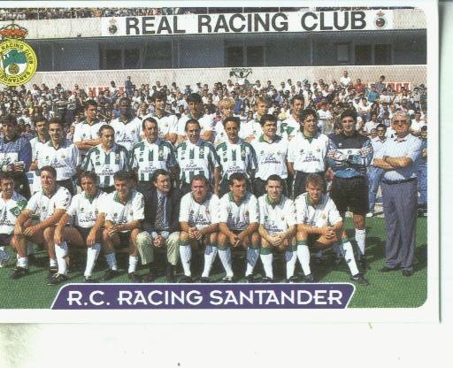 Cromos: Las fichas de la liga 95/96-Racing Santander: R.C.Racing