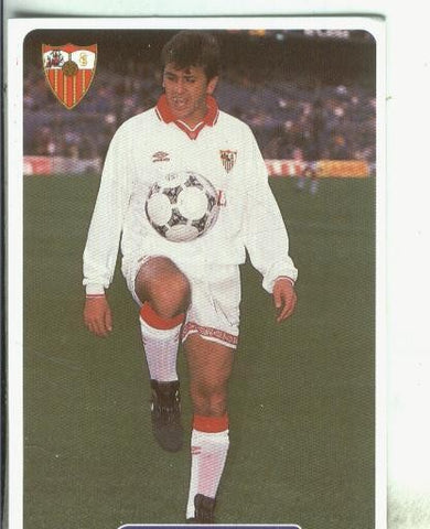 Cromos: Las fichas de la liga 95/96-Sevilla: Quique Estebaranz