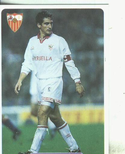 Cromos: Las fichas de la liga 95/96-Sevilla: Jimenez