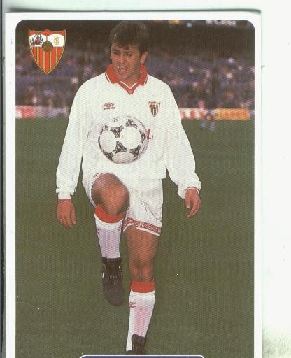 Cromos: Las fichas de la liga 95/96-Sevilla: Q.Estebaranz