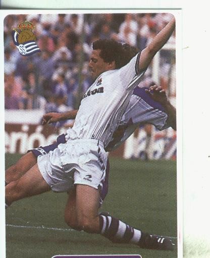 Cromos: Las fichas de la liga 95/96-Real Sociedad: Fuentes