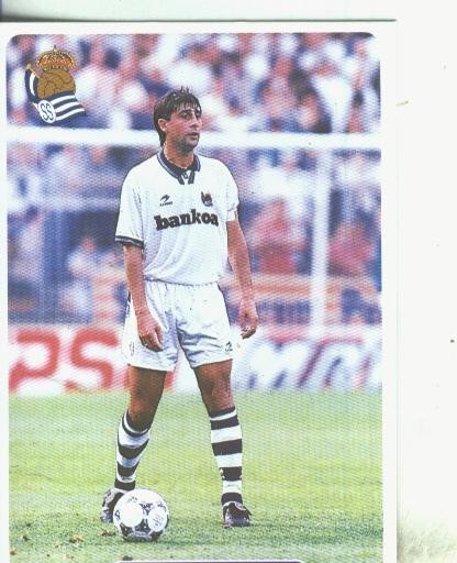 Cromos: Las fichas de la liga 95/96-Real Sociedad: Loren