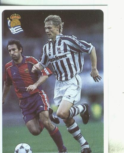 Cromos: Las fichas de la liga 95/96-Real Sociedad: Karpin