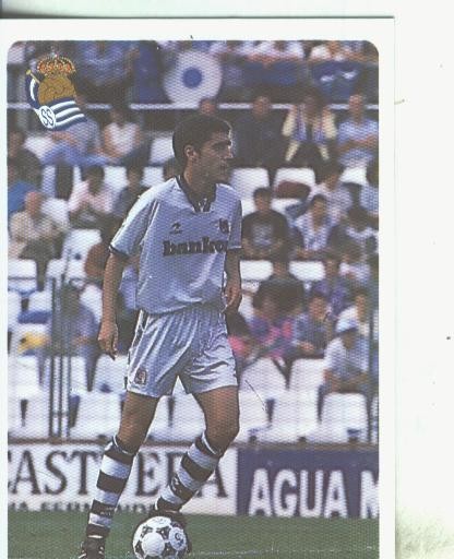 Cromos: Las fichas de la liga 95/96-Real Sociedad: Albistegui
