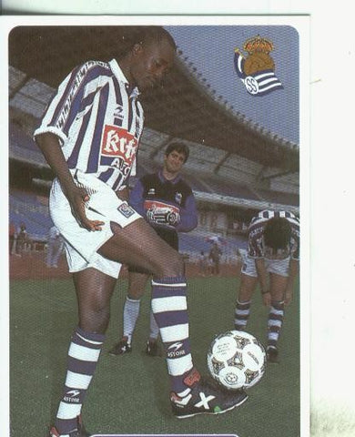 Cromos: Las fichas de la liga 95/96-Real Sociedad: Yaw