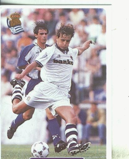 Cromos: Las fichas de la liga 95/96-Real Sociedad: Idiakez