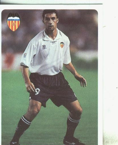 Cromos: Las fichas de la liga 95/96-Valencia: Sietes
