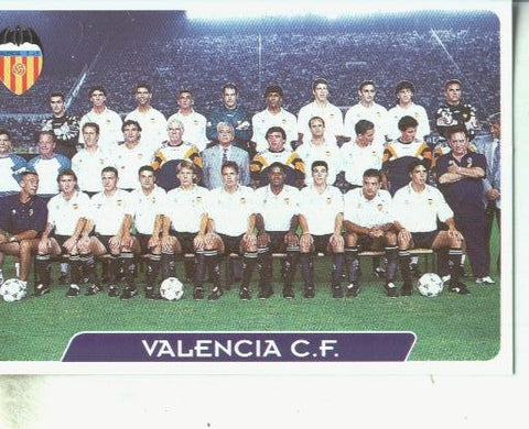 Cromos: Las fichas de la liga 95/96-Valencia: Valencia C.F. (plantilla)