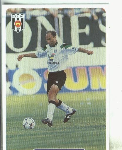 Cromos: Las fichas de la liga 95/96-Merida: Luis Sierra