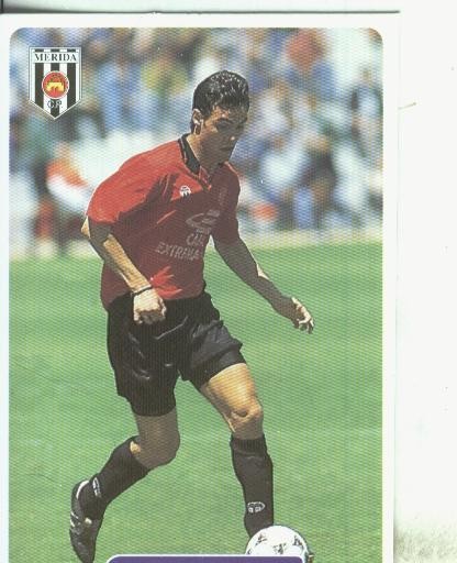 Cromos: Las fichas de la liga 95/96-Merida: Prieto