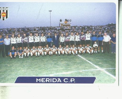 Cromos: Las fichas de la liga 95/96-Merida: Merida C.P. (plantilla)