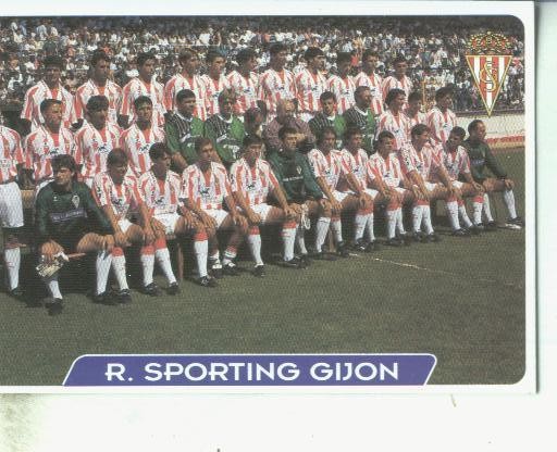 Cromos: Las fichas de la liga 95/96-Sporting: R.Sporting Gijon (plantilla)