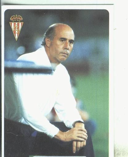 Cromos: Las fichas de la liga 95/96-Sporting: Novoa (entrenador)