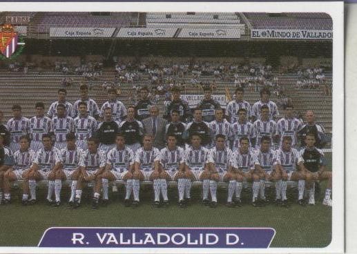 Cromos: Las fichas de la liga 95/96-Valladolid: plantilla