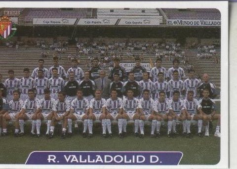 Cromos: Las fichas de la liga 95/96-Valladolid: plantilla