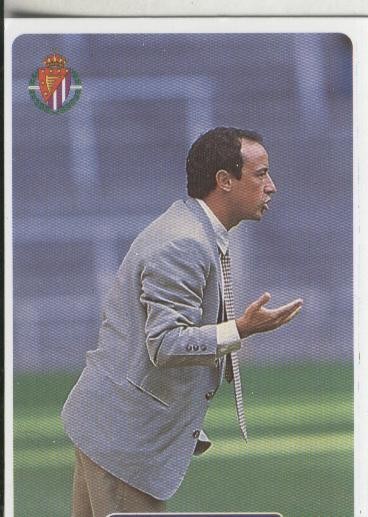 Cromos: Las fichas de la liga 95/96-Valladolid: Benitez (entrenador)