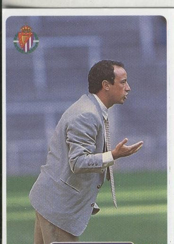 Cromos: Las fichas de la liga 95/96-Valladolid: Benitez (entrenador)