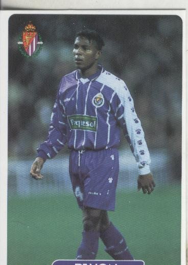Cromos: Las fichas de la liga 95/96-Valladolid: Pavon