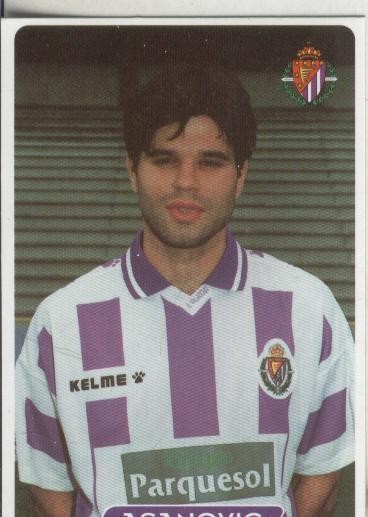 Cromos: Las fichas de la liga 95/96-Valladolid: Asanovic