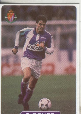 Cromos: Las fichas de la liga 95/96-Valladolid: T.Gomez