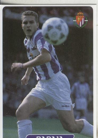 Cromos: Las fichas de la liga 95/96-Valladolid: Baraja
