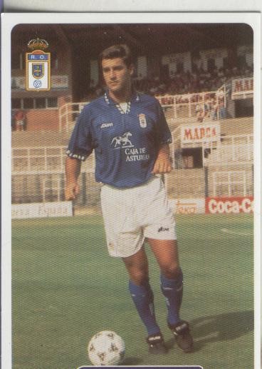 Cromos: Las fichas de la liga 95/96-Oviedo: Paco Sanz