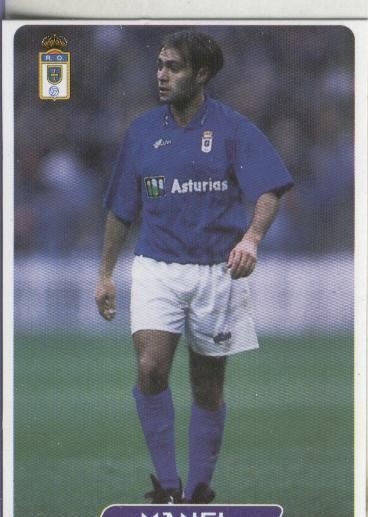 Cromos: Las fichas de la liga 95/96-Oviedo: Manel