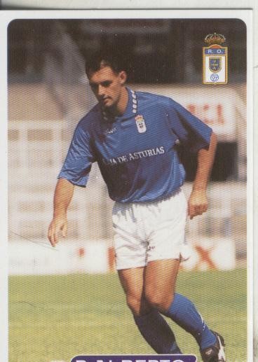 Cromos: Las fichas de la liga 95/96-Oviedo: P.Alberto