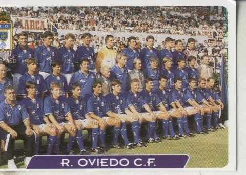 Cromos: Las fichas de la liga 95/96-Oviedo: Plantilla del R.Oviedo C.F